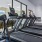 a gym with treadmills