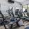 a gym with exercise equipment