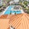 a pool in a city