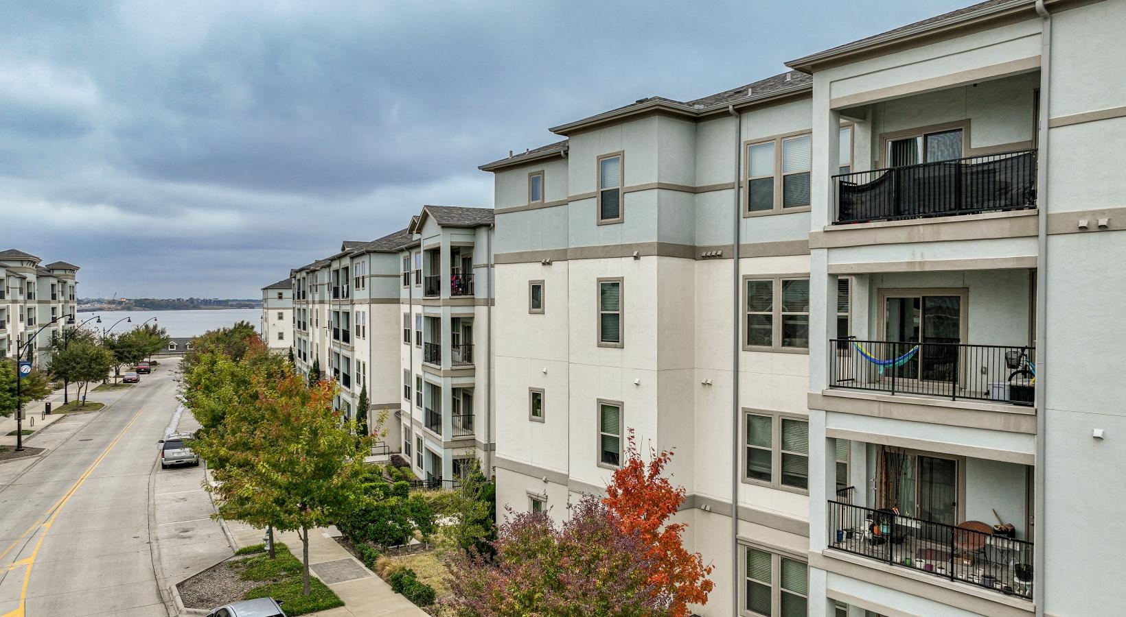Find your perfect fit at Park at Bayside a street with cars and buildings along it